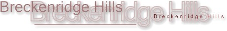 Welcome to the City of Breckenridge Hills Web Site
